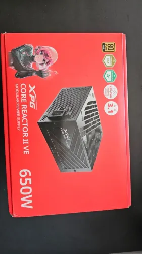 Fonte XPG Core Reactor II, 650W, Full-Modular, 80 Plus Gold, Preto