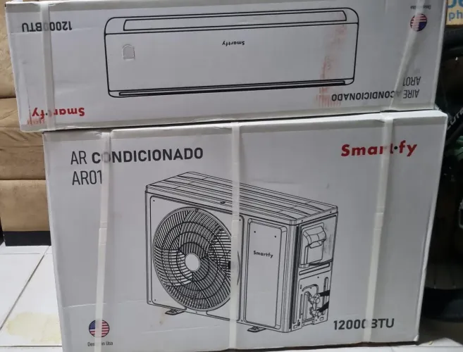 Ar condicionado 12 mil btus com o kit estalacao