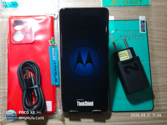 MOTOROLA MOTO EDGE 40 NEO 5G DE 256GB+8+8 SE RAM COM NFC BIOMETRIA NA TELA ESTÁ OFF. ORIGi