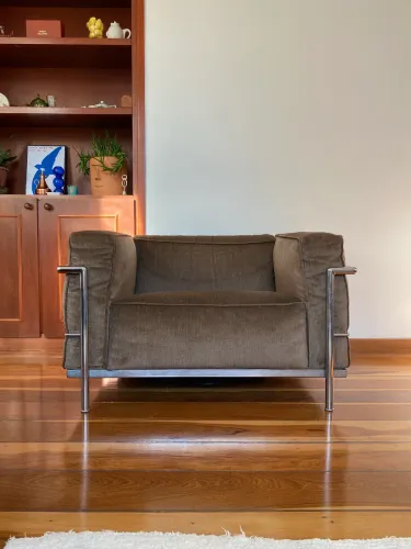 Poltrona LC3 Original Cassina - Le Corbusier - Assinada
