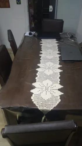 Caminho de mesa, 2,38m x 29cm - DESAPEGO