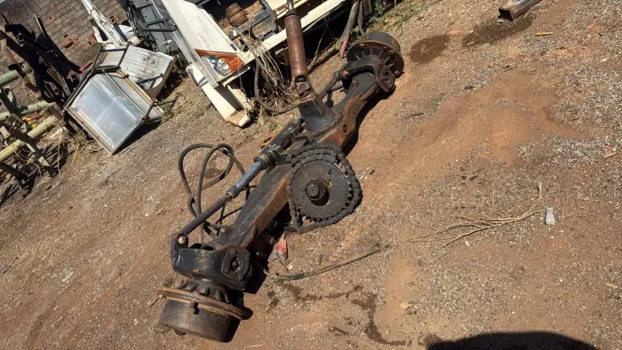Eixo dianteiro e traseiro da JCB 3Cx