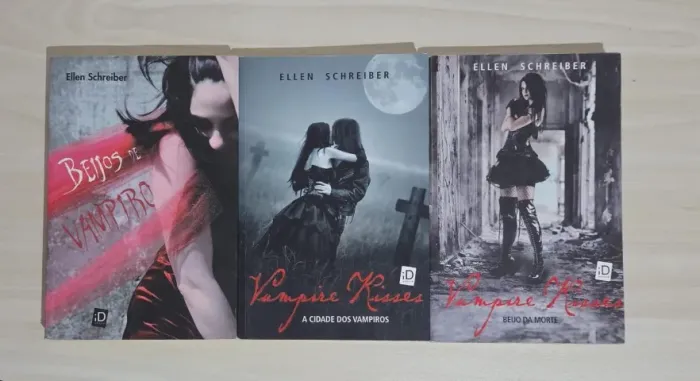 Livros Vampire Kisses Lote (3 Volumes) - Ellen Schreiber
