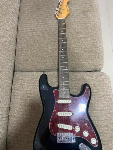 Guitarra Elétrica Michael Standard GM217N de 6 Cordas, Preto 