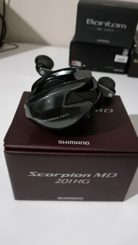 Carretilha Shimano Scorpion MD 201HG NOVA
