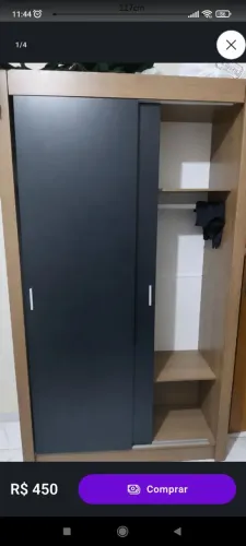 Guarda roupa de solteiro excelente estado - 450 reais