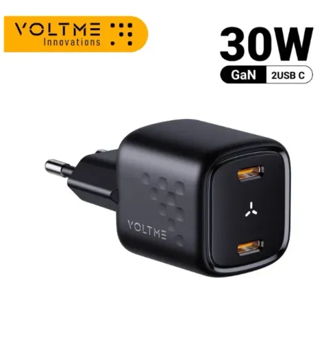 Carregador VOLTME Revo Duo 30W GaN III 2 USB-C