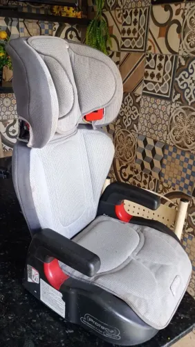Cadeira assento infantil com encosto para carro 