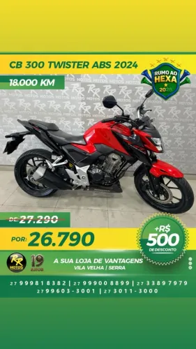 Moto Honda CB 300F TWISTER ABS 2024