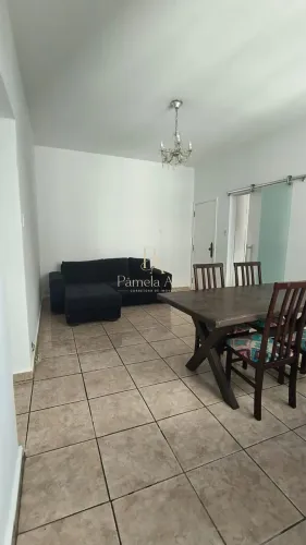 Apartamento 3 dormitórios mobiliado frente mar para alugar em Santos José Menino/Gonzaga