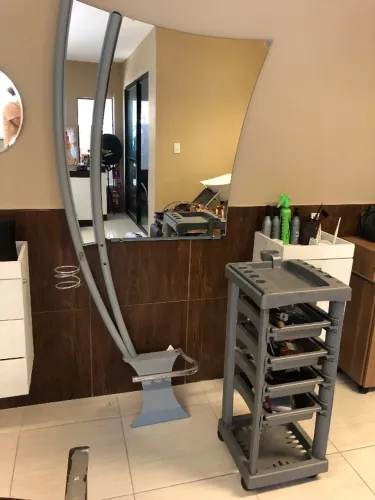 Espelho de salão de beleza 