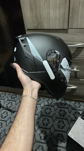 CAPACETE NORISK - STRADA II - PRETO FOSCO - TAM: 62