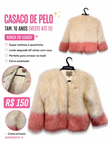 Casaco infantil