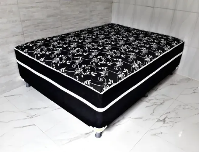 cama box casal espuma nova, entregamos