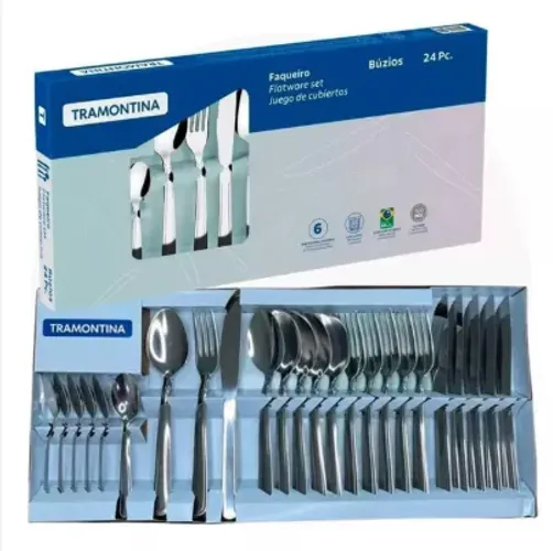 Faqueiro Inox Tramontina 24 Peças (NOVO)