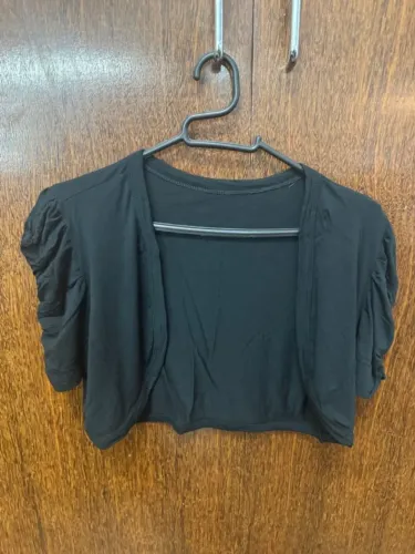 bolero feminino preto m