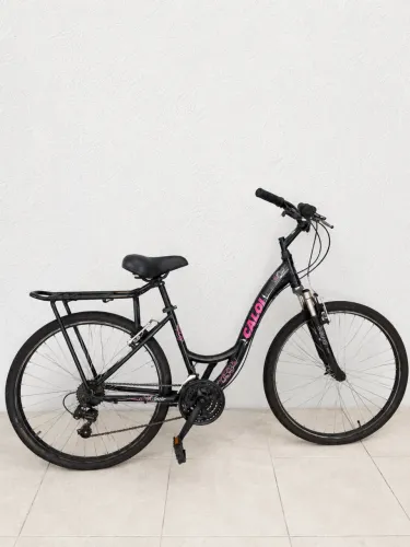 BICICLETA CALOI ROSA E PRETA
