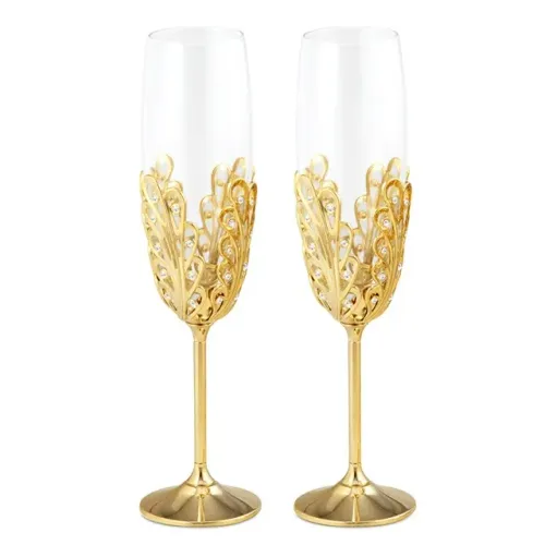 Taças de Champagne Importadas - Brinde dos Noivos!