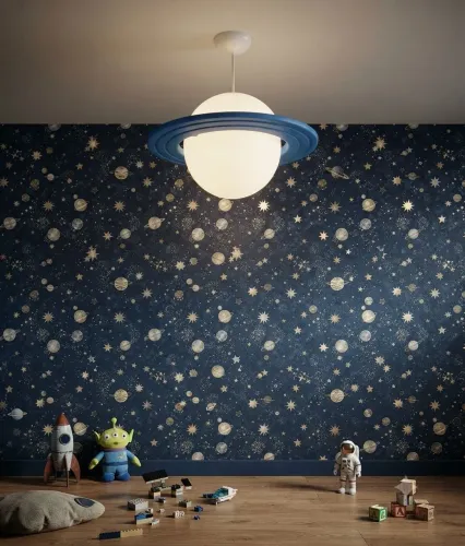 Luminária anel de saturno ?