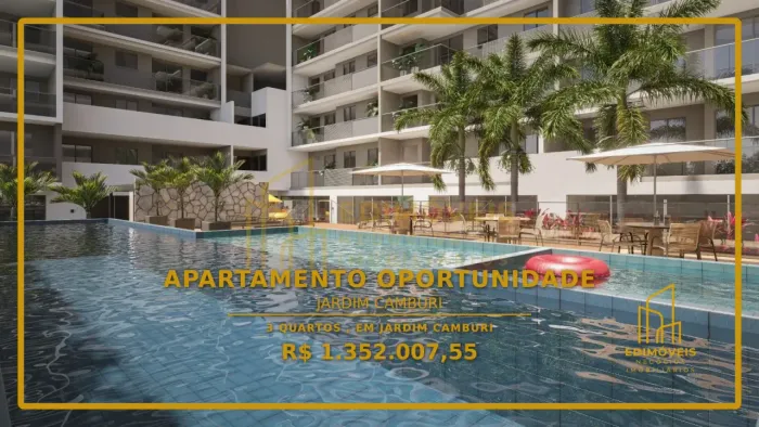 Jardim Camburi: Apartamento com design moderno e áreas de lazer completas!