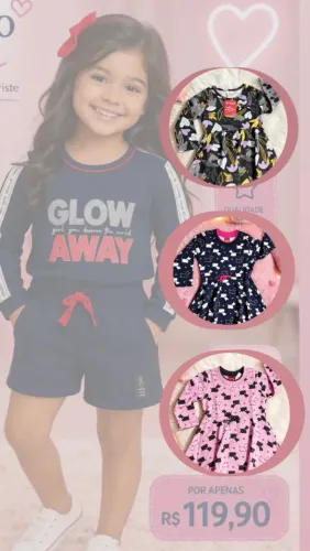 Roupa infantil vários modelos NOVOS