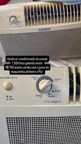 Vendo ar-condicionado funcionando perfeitamente