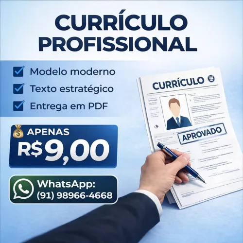 Currículo Profissional Moderno 