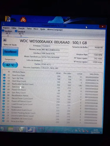 Hd de Pc 3.5 de 500gb pouco uso
