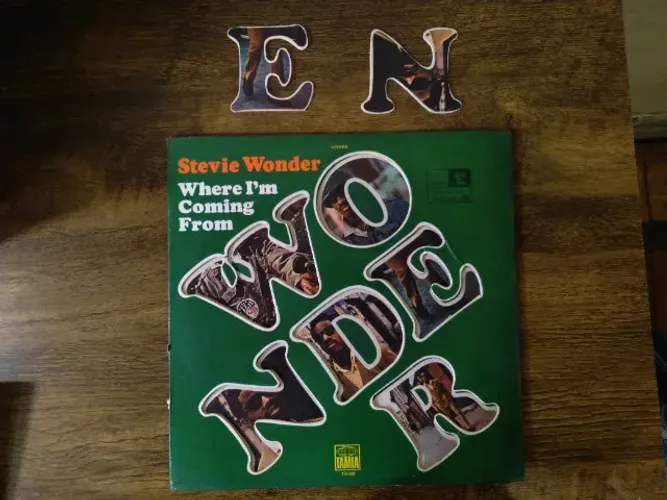 Capa Encarte Original Vinil LP Stevie Wonder Where I'm Coming From (Sem o Disco)