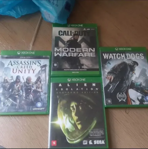 Jogos Xbox One | 1 Semana de Uso | Preço Negociável