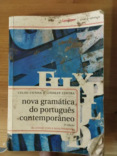 Livro Nova gramática do português contemporâneo PARA DOAÇÃO