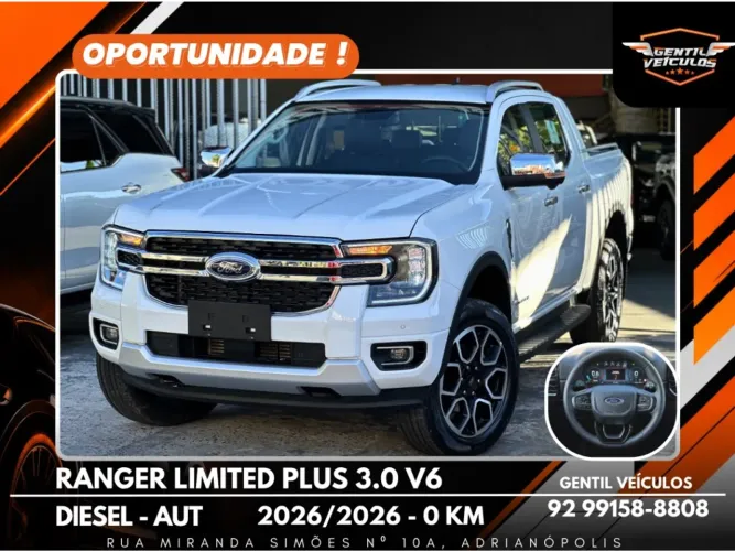 Ford Ranger Limited 3.0 V6 4X4 CD TB Die. AUT 2026