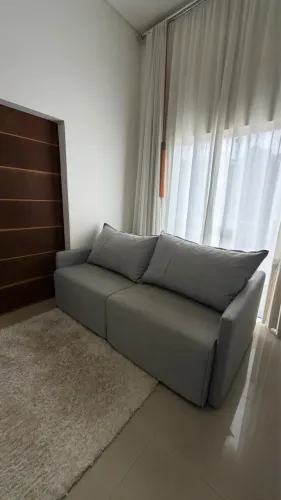 Sofá Retrátil de Linho NOVO