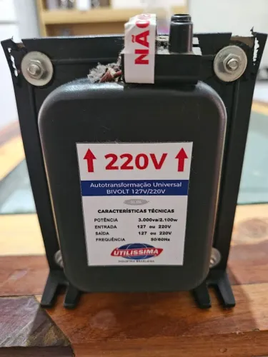 Vendo transformador pouco usado