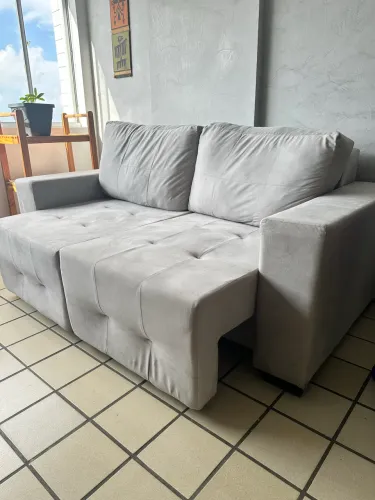 Sofá 2 lugares retrátil 