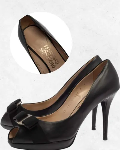 Sapato Peep toe Salvatore Ferragamo 37