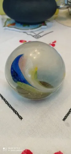 Esfera peso de murano decorativo