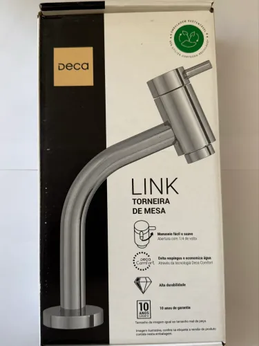 Torneira Mesa Lavatório Fit 1/4 Bica Baixa 1197 - Cromado