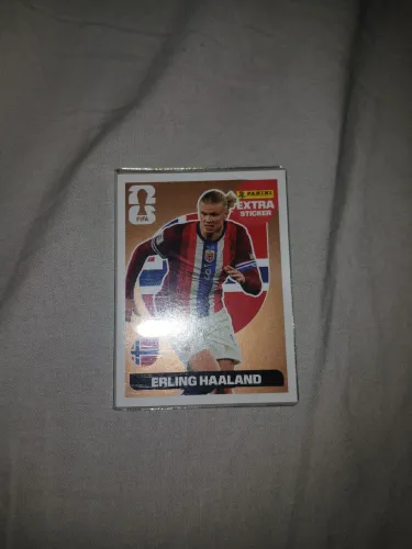 Figurinha extra sticker Erling Haaland Bronze 