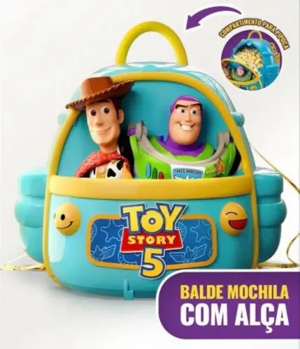 Balde Mochila Toy Story 5 Cinemark
