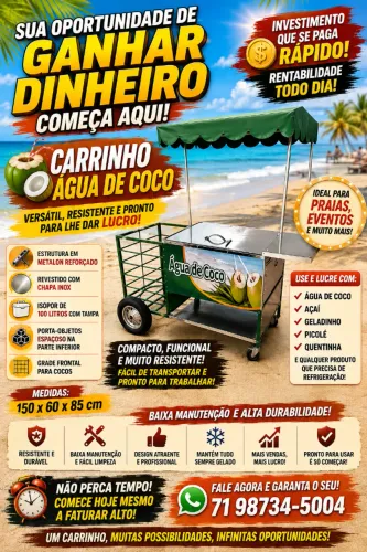 Carrinho (coco, açaí, picolé, geladinho etc)