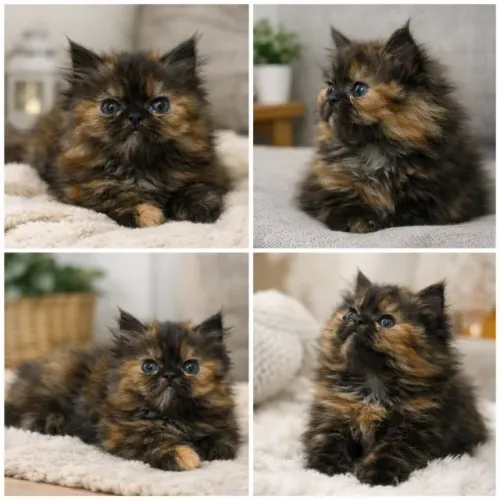 Gatinha Persa Black Tortie - Fêmea Disponível