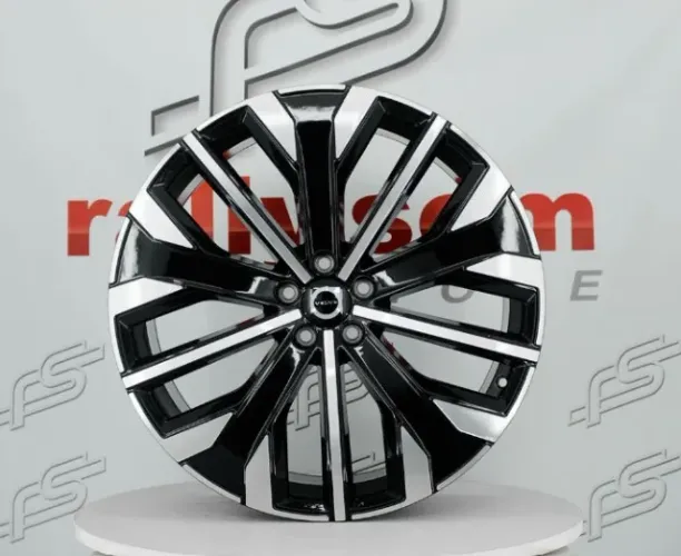 Jogo de Roda Volvo Preto Diamantado 5x108 - 21x9 Offset 38,5