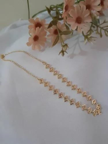 Choker Olhinhos Vazados Folheados a Ouro 18k