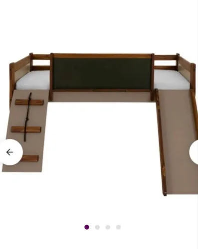 Cama com escorregador