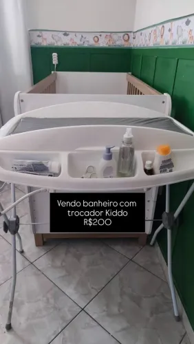 Banheira com trocador