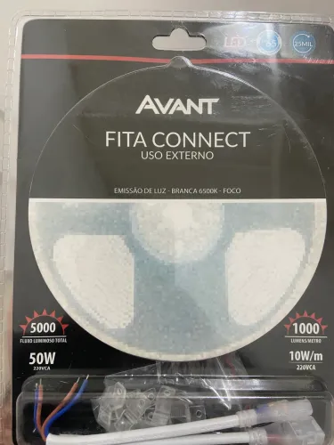 Fita led connect 5w 2700k 5 metros luz branca-fria