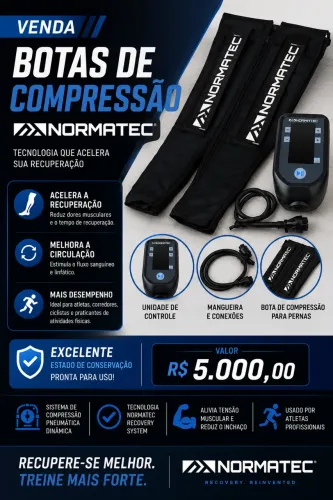 Botas de recuperação muscular Normatec