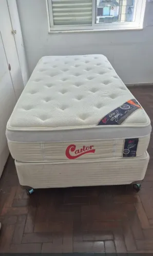 Cama box com colchão