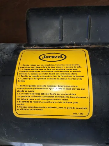 Vendo motor hidro spa